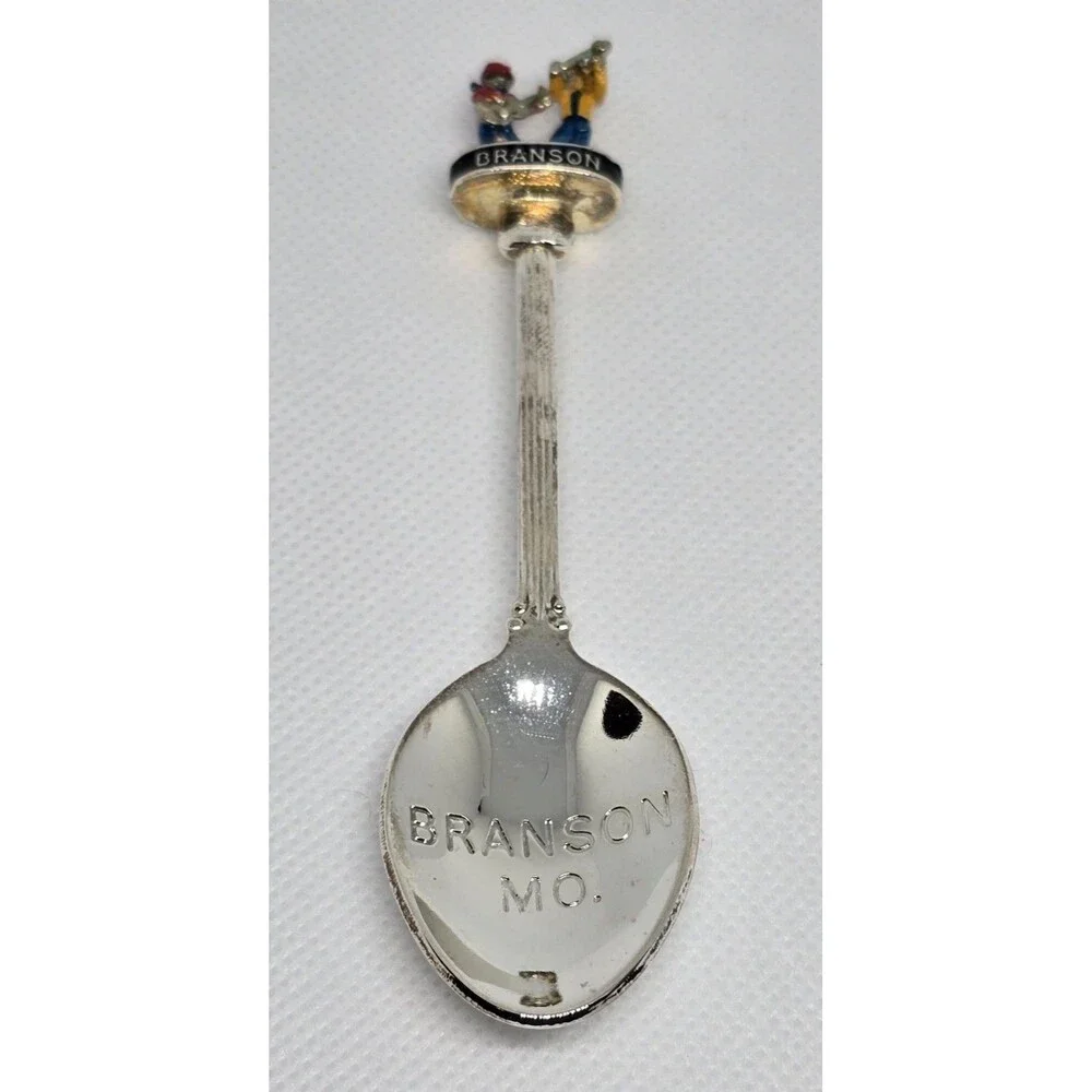 Branson MO Music City Souvenir WARW G.T Britain Spoon Collectible Silver Plated
